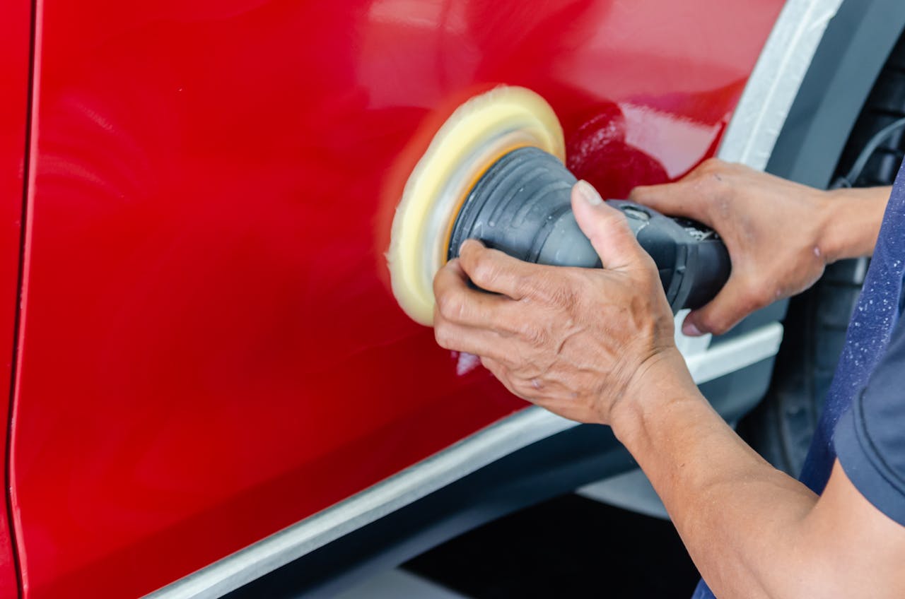 Car paint restoration improving faded vehicle finish